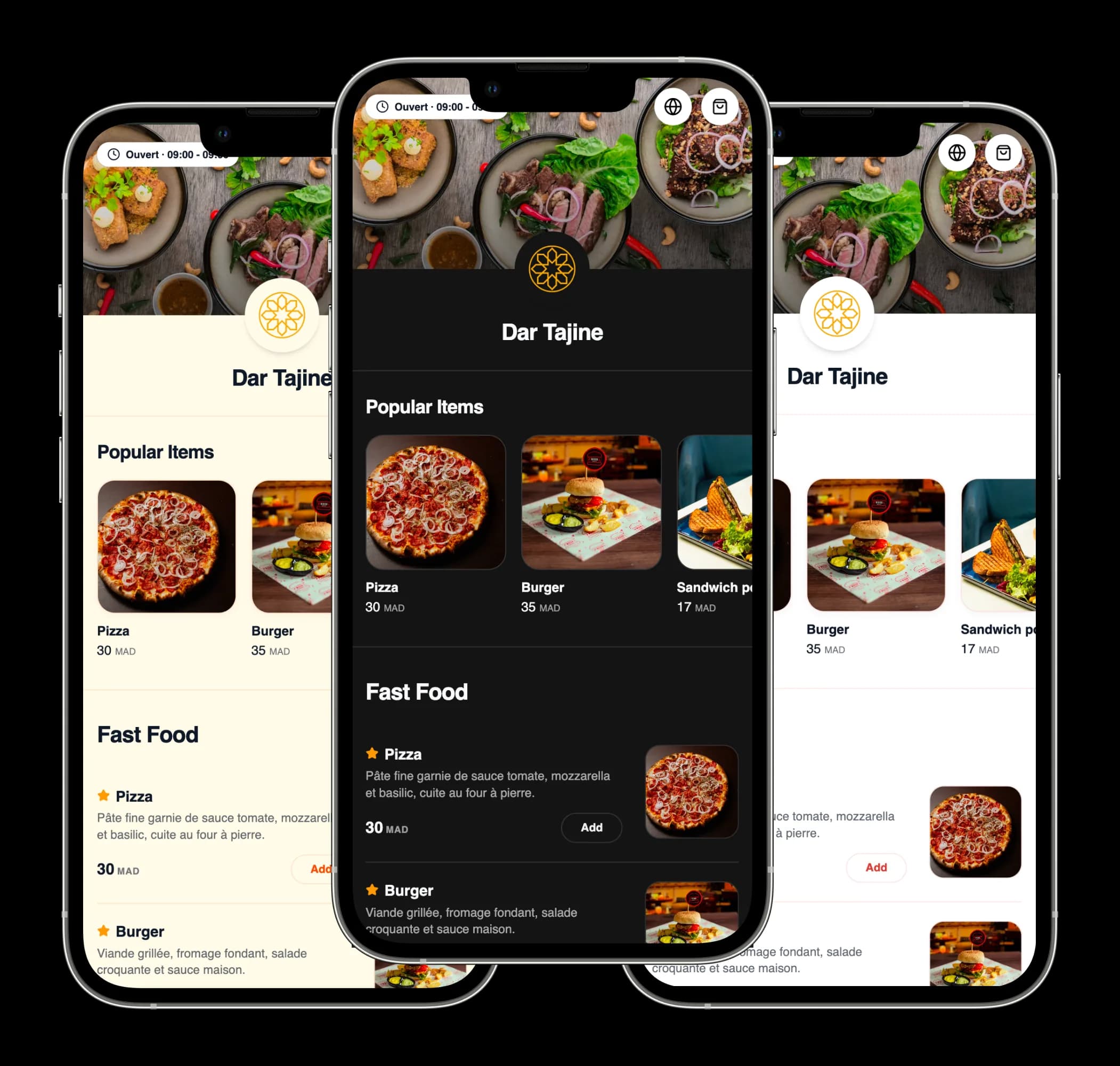 Votre menu digital, simple à consulter et facile à gérer.